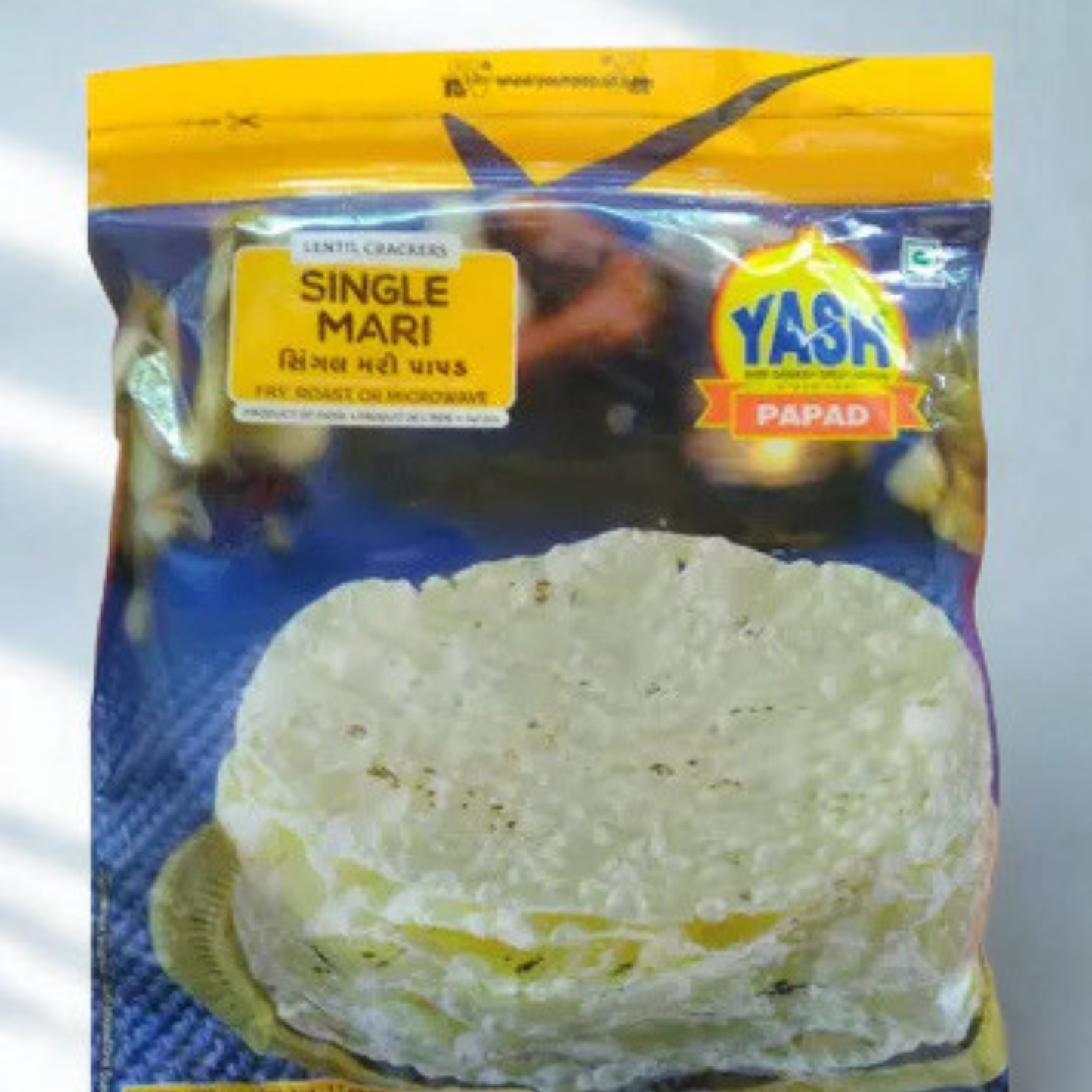 Yash Single Mari Papad 200 Gm.