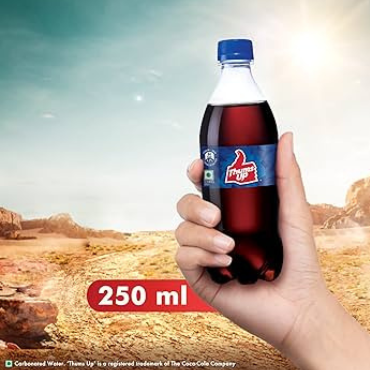 Thums Up Plastic Bottle 250 ml.