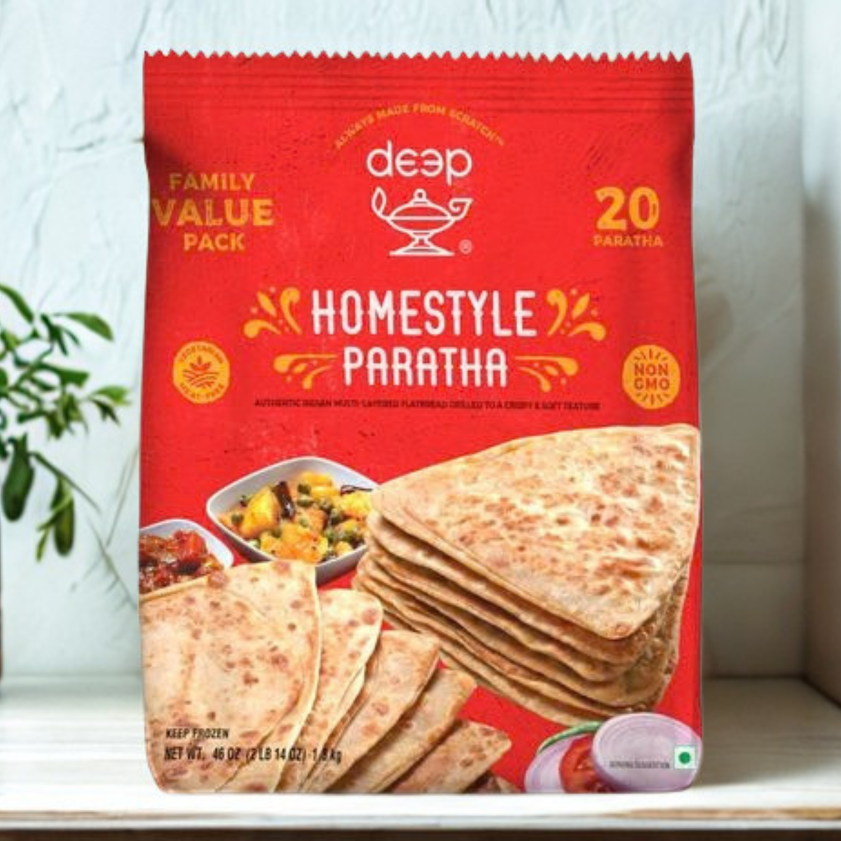 Deep Homestyle Paratha (Family Pack) 20 Pc.