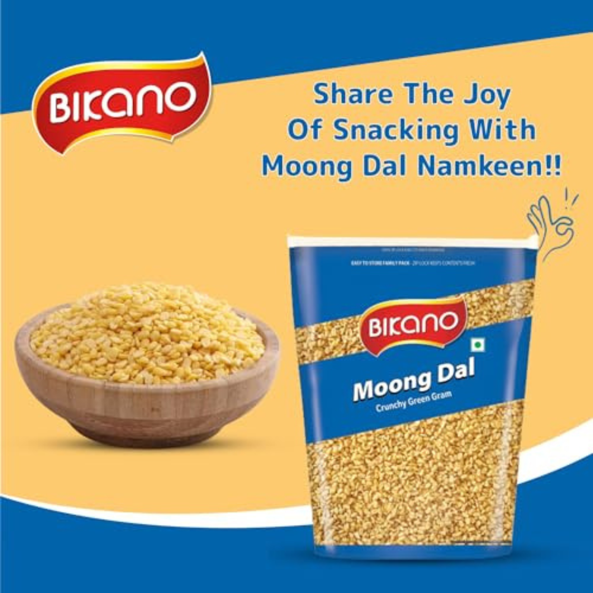 Bikano Moong Dal 150 Gm.