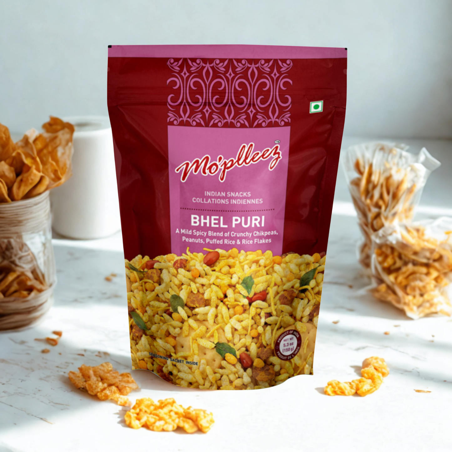 Mo'pleez Bhel Puri 170 Gm.
