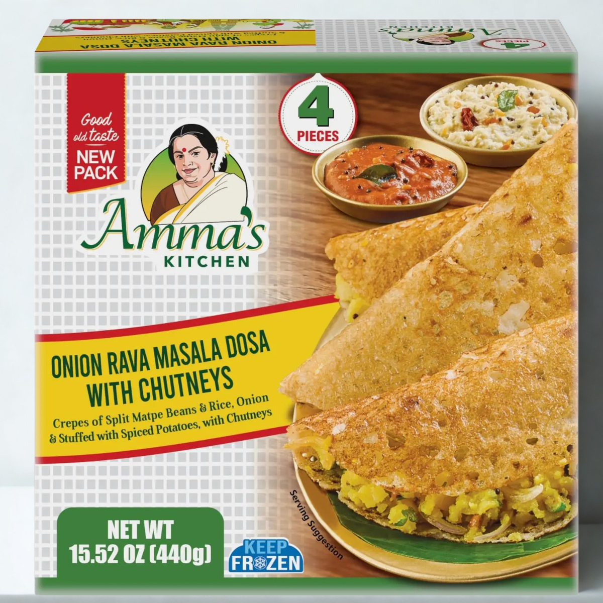 Amma's Kitchen Onion Rawa Masala Dosa (With Chutney)