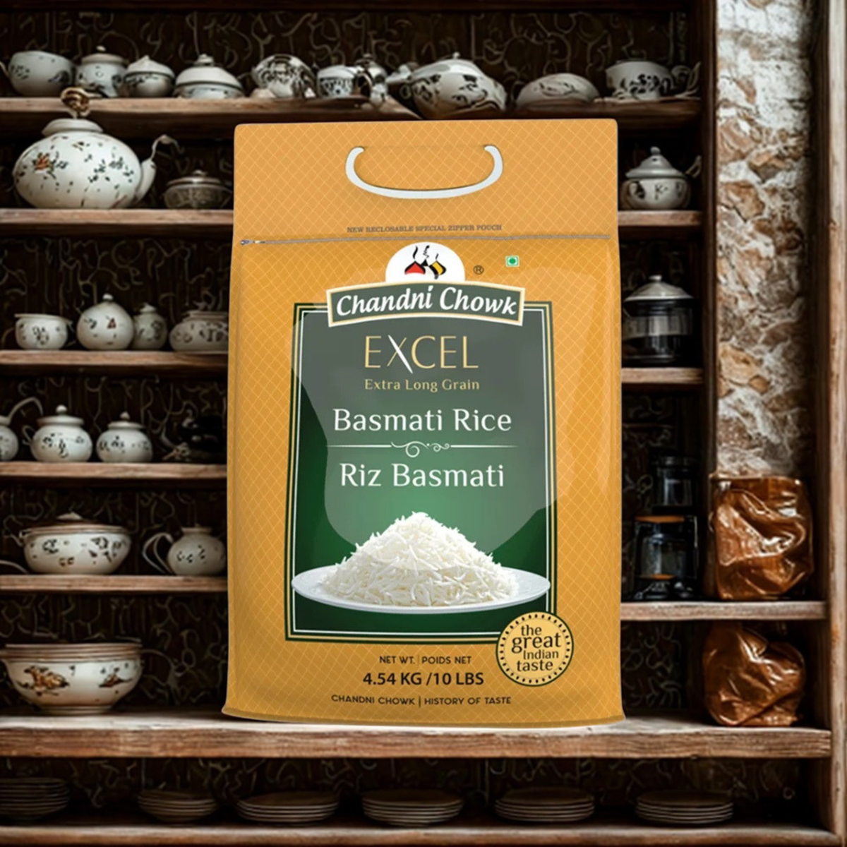 Chandni Chowk Excel Basmati Rice 10 Lb.