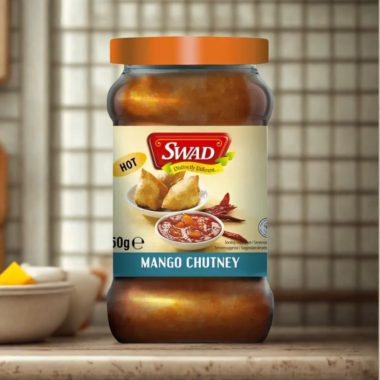 Swad Mango Chutney Hot 550 Gm.