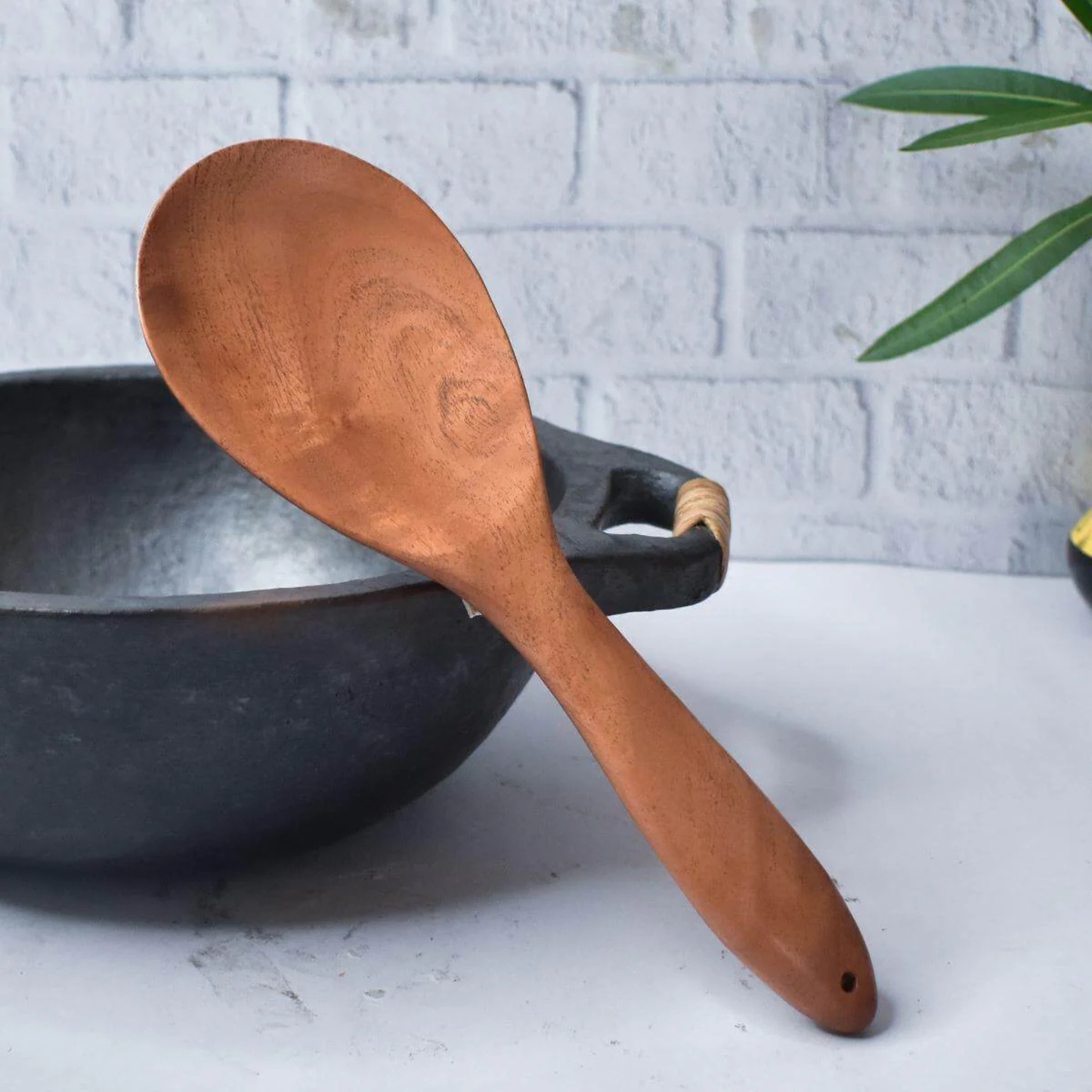 Wooden Rice Laddle (GMI114)
