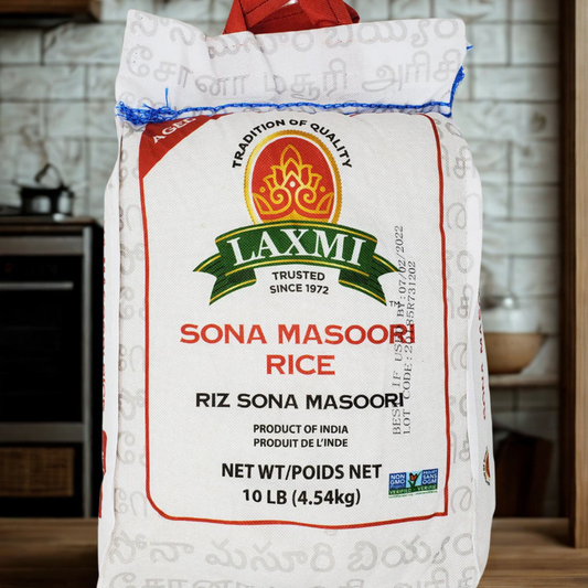 Laxmi Sona Masoori Rice 10 Lb.