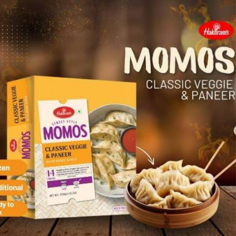 Haldiram Frozen Classic Veggie & Paneer Momo (W/Momo sauce)