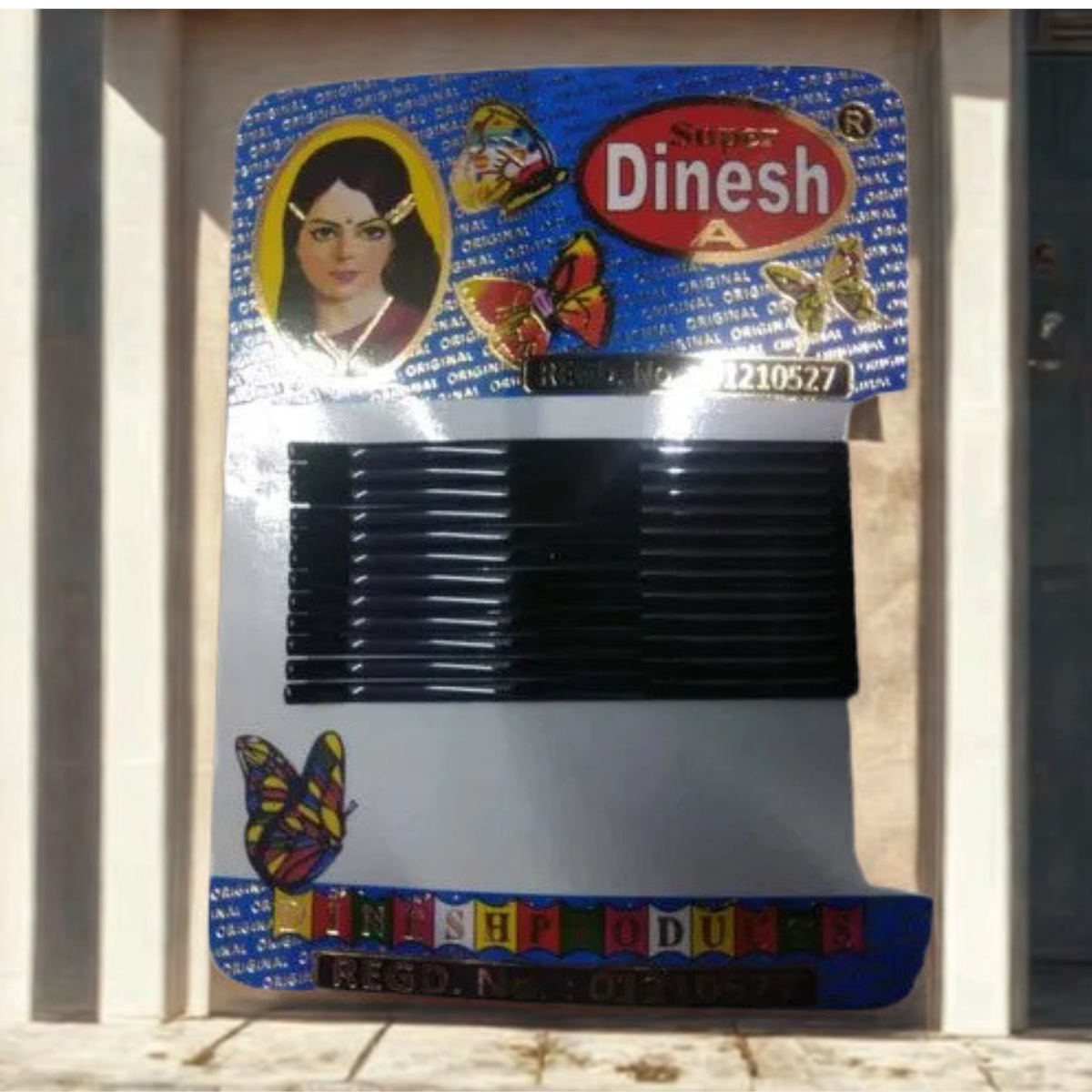Dinesh Thick Black Hair Pin