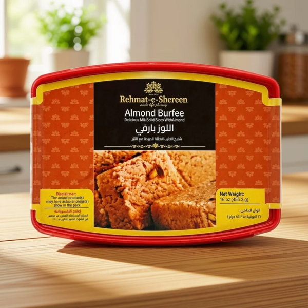 Rehmat-e-Shereen Almond Burfee 454 Gm.