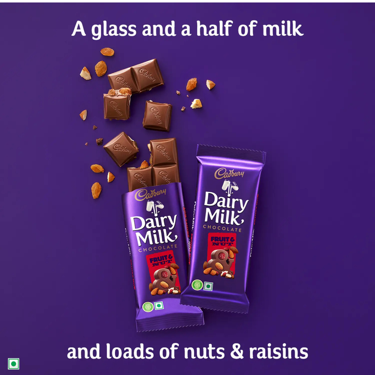 Cadbury Fruit & Nut 49 Gm.