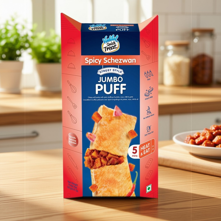 Vadilal Jumbo Spicy Schezwan Puff