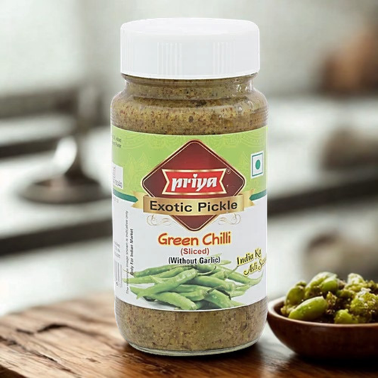 Priya Green Chilli Pickle 300 Gm.