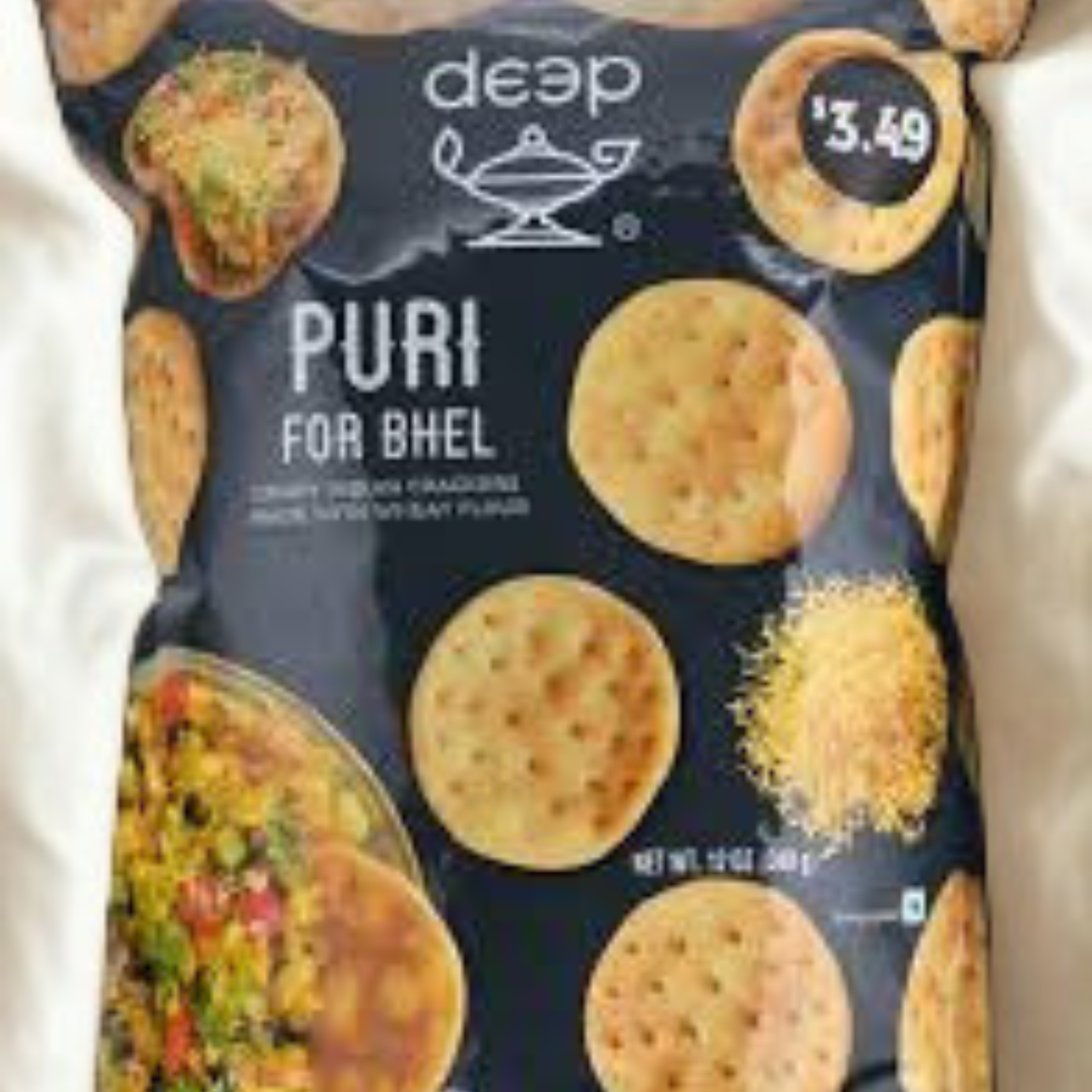 Deep Puri for Bhel 12 Oz.