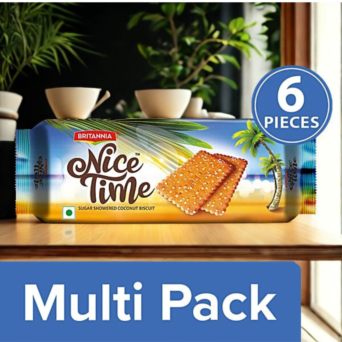 Britannia Nice Time Biscuits (6 Pack)