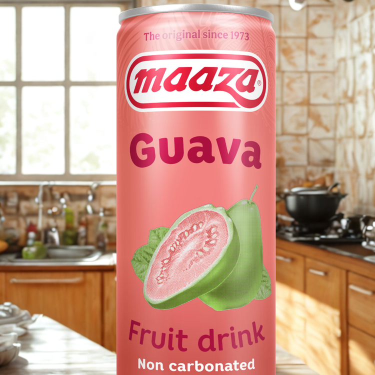 Maaza Sleek Guava Can 300 ml.