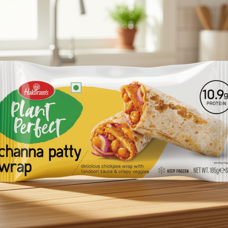 Haldiram Frozen Chickpea Patty Wrap