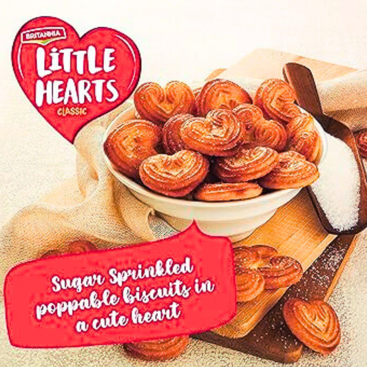 Britannia Little Hearts Biscuits 2.6 Oz.
