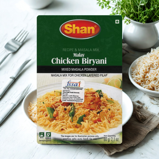 Shan Malai Chicken Biryani 2.1 Oz.