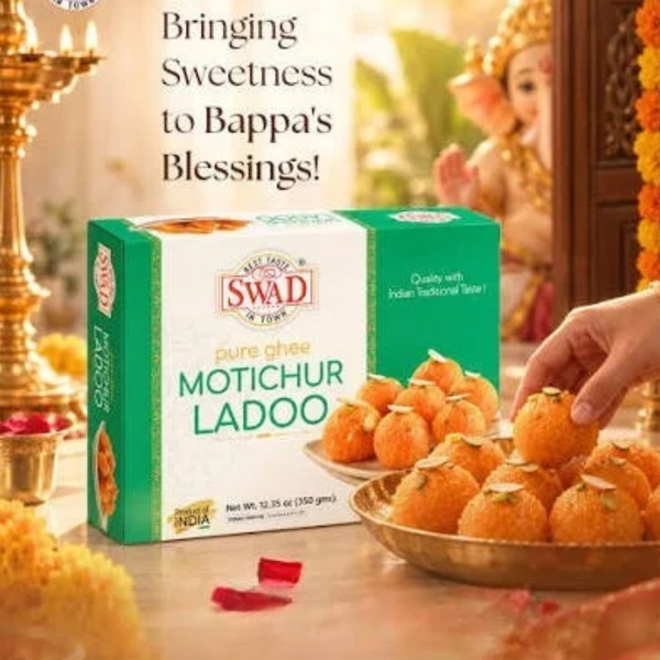 Swad Frozen Motichur Ladoo 350 Gm.