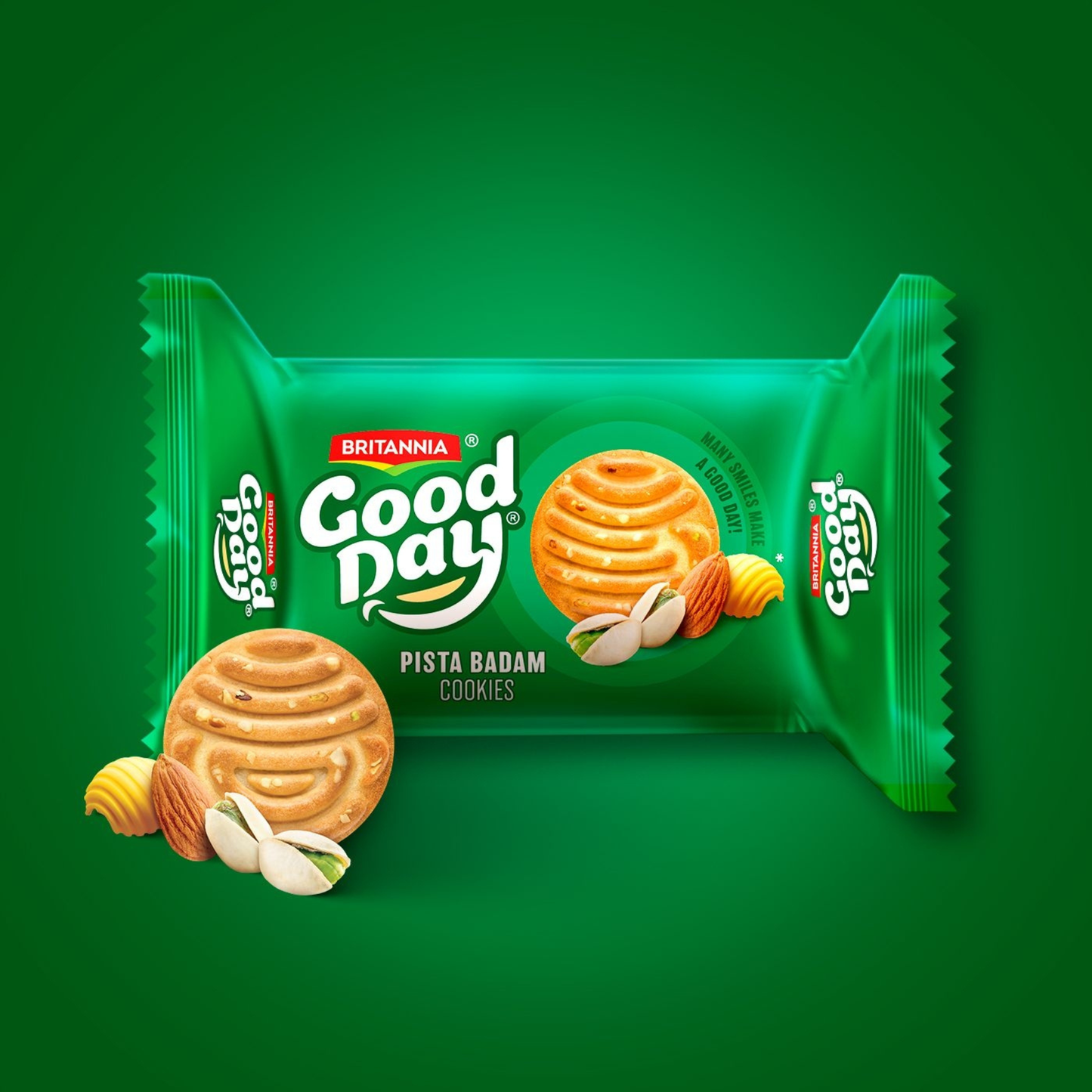 Good Day Pista Almond Cookies 75 Gm.