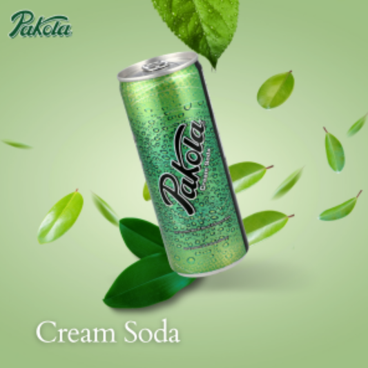Pakola Can Cream Soda 250 ml.