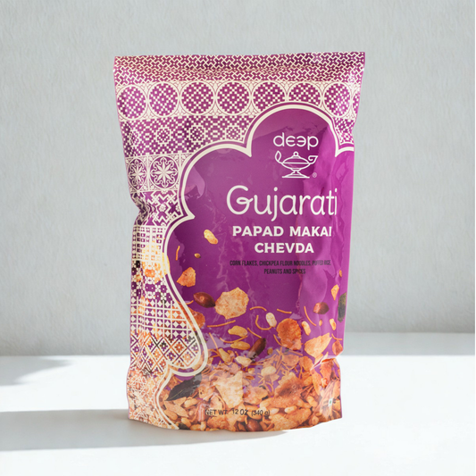 Deep Gujrati Papad Makai Chevda12 Oz.