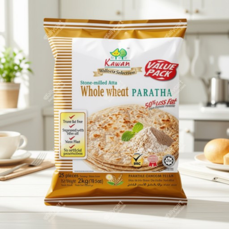 Kawan Whole Wheat Paratha 2 Kg.