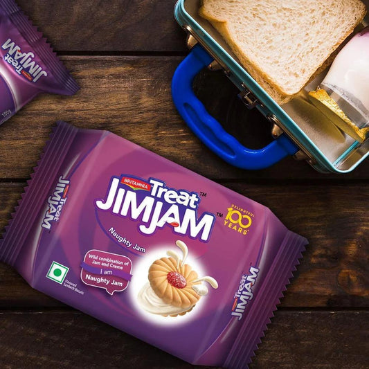 Britannia Treat Jim Jam Biscuits 3.5 Oz.
