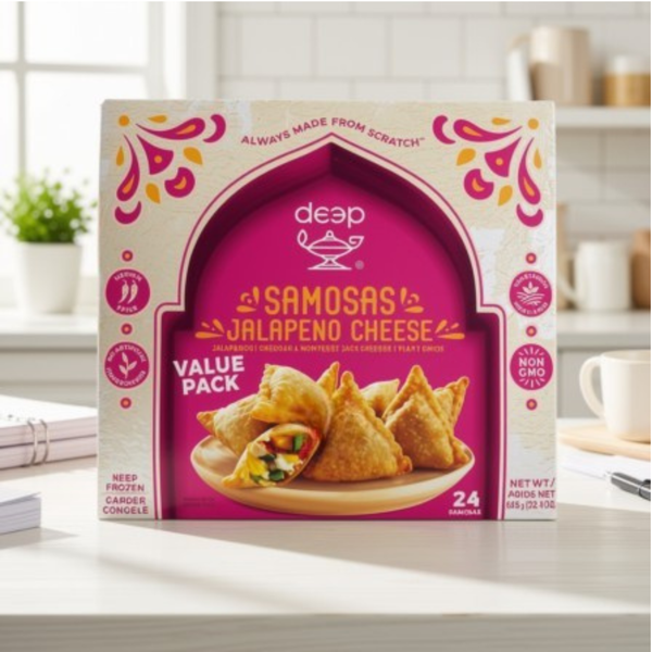 Deep Jalepeno-Cheese Samosa