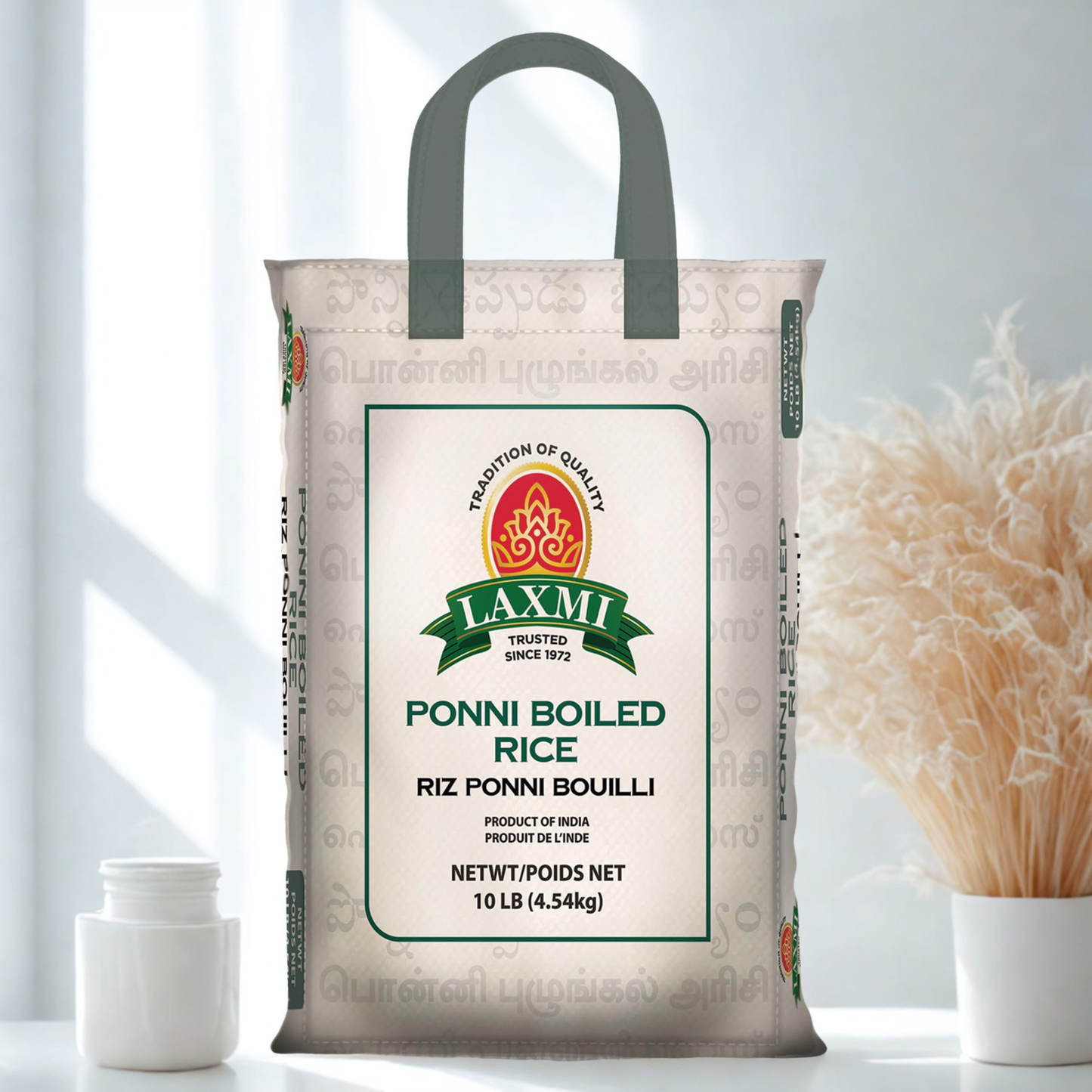 Laxmi Ponni Boiled Rice 10 Lb.