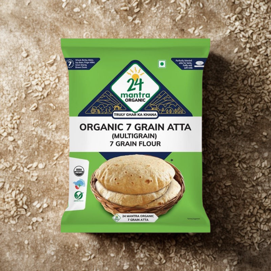 24 Mantra Organic 7 Grain  Atta 2 Lb.