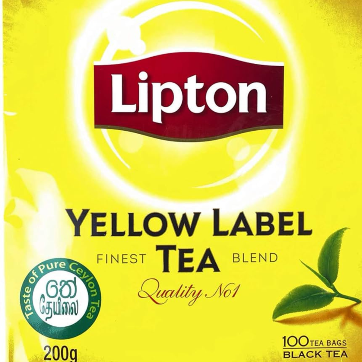 Yellow Label Tea Bags  (100) 7 Oz.