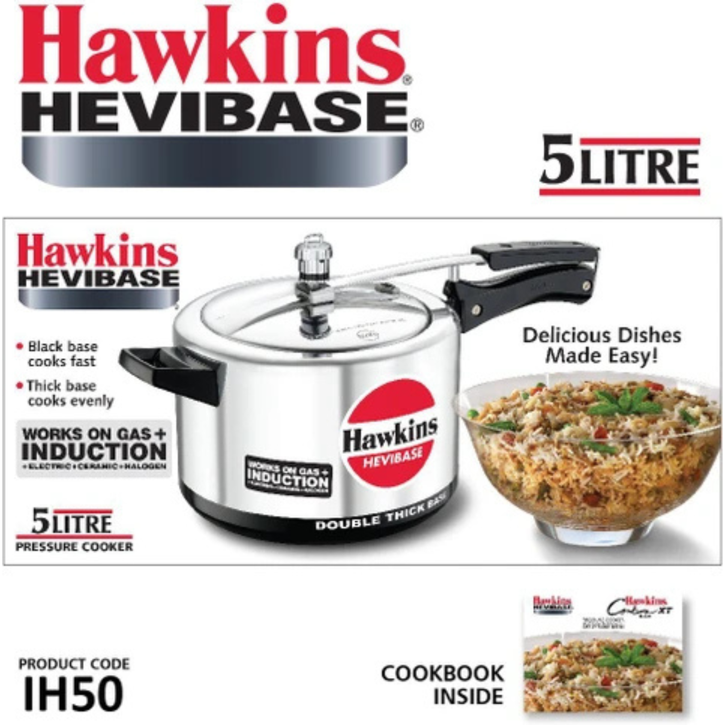 Hawkins Inducton Cooker 5 Liter
