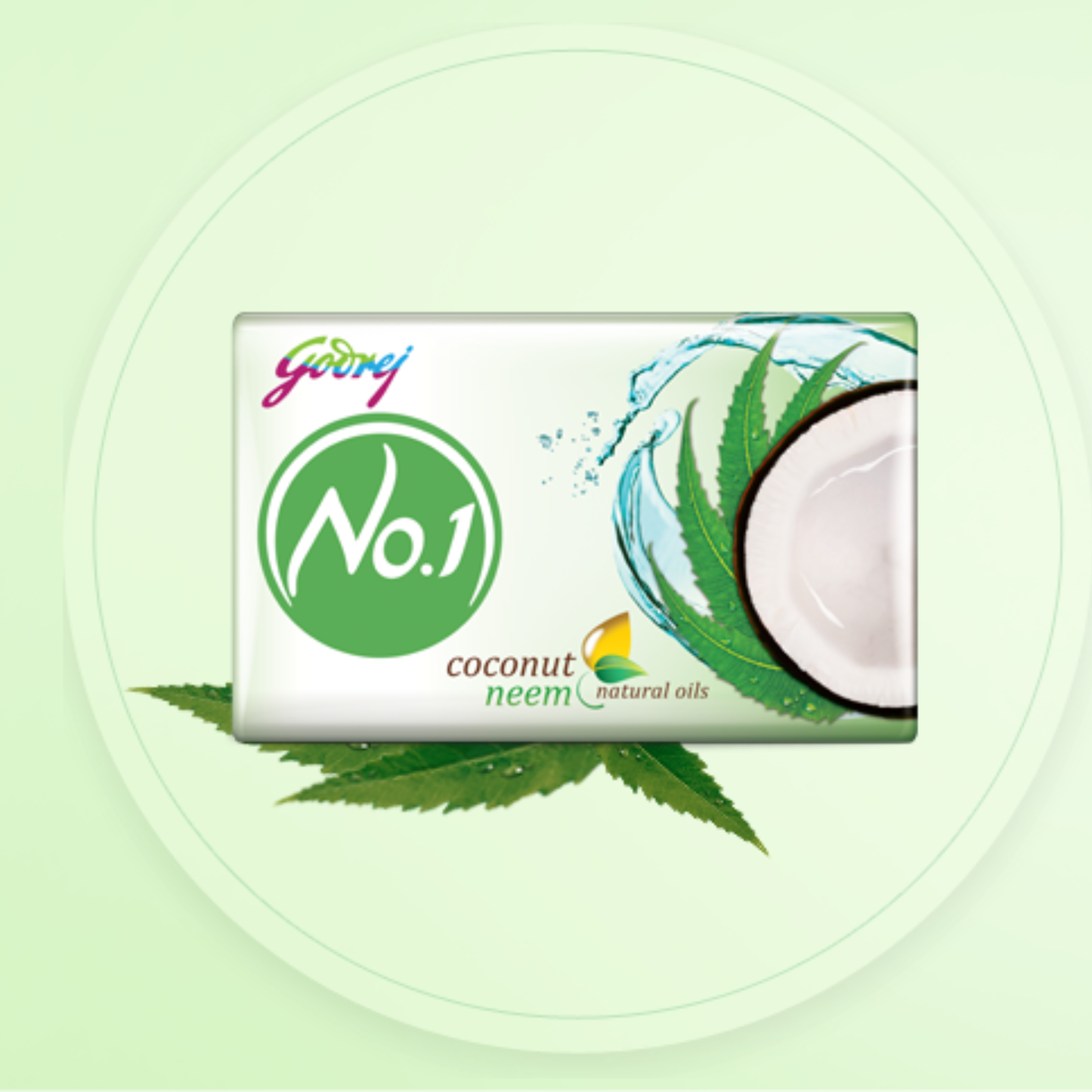Godrej No.1 Coconut & Neem Soap 115 Gm.