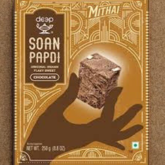Deep Soan Papdi (Chocolate) 250 Gm.