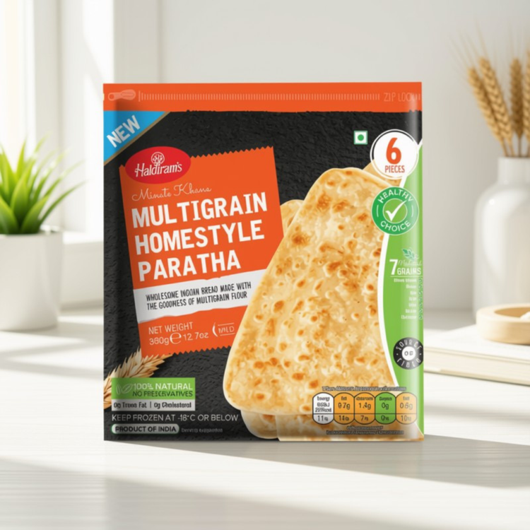 Haldiram Multigrain Home Style Paratha  - 6 Pc.