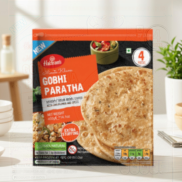 Haldiram Gobhi Paratha -  4 Pc.