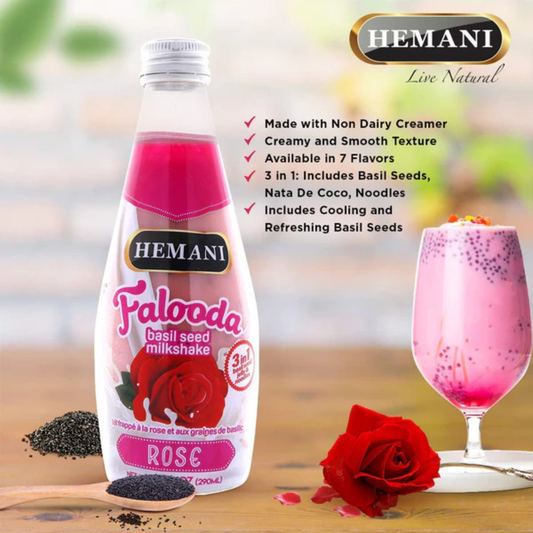 Hemani Falooda Rose Drink 290 ml.