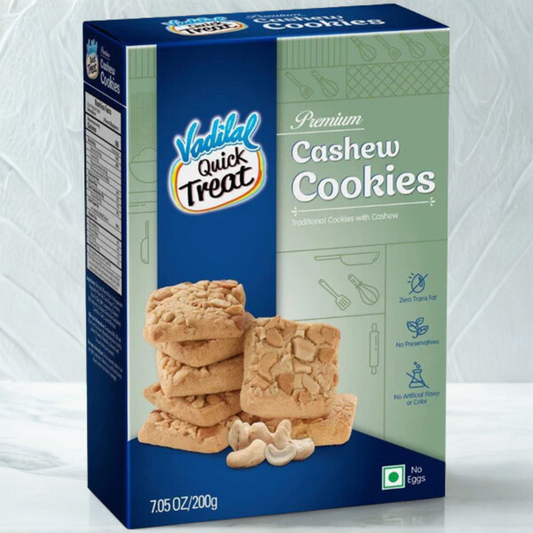 Vadilal Cashew Cookies 7.5 Oz.