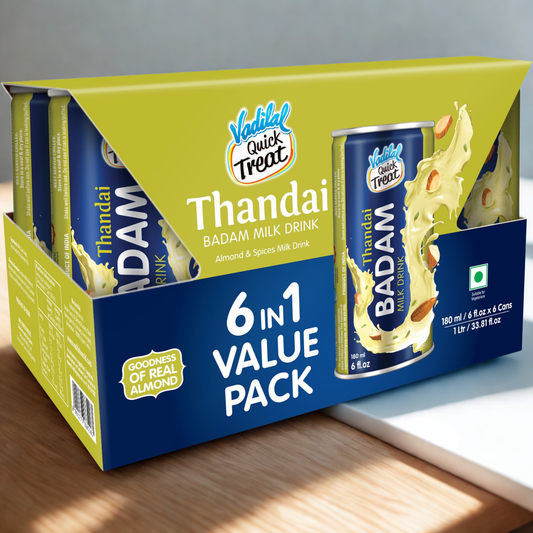 Vadilal Thandai Badam 6 in 1 (Value Pack)