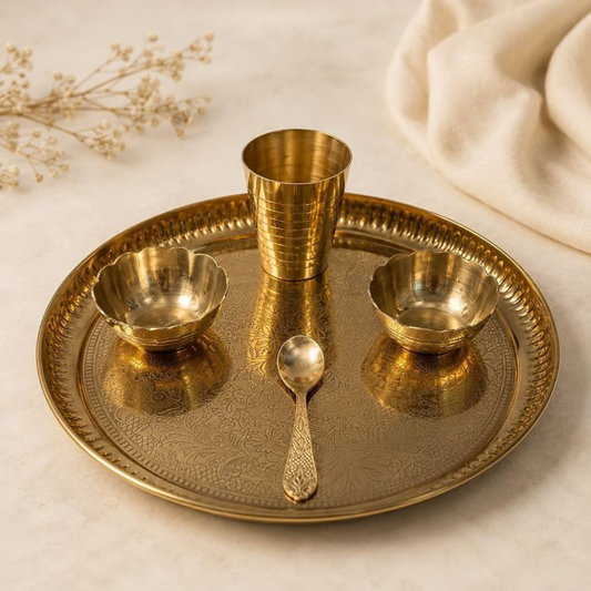 Brass Pooja Plate # 2