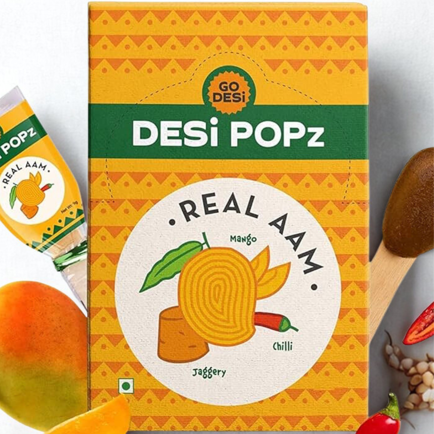 Desi Popz Real Aam- Pouch