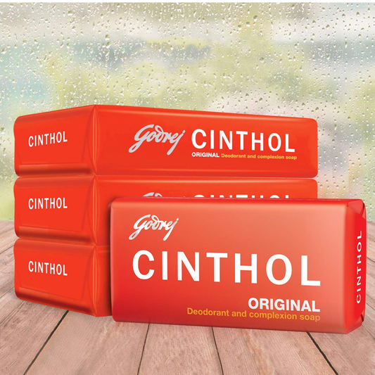 Cinthol Original Soap  400 Gm. (4 Packs of 100 Gm.)