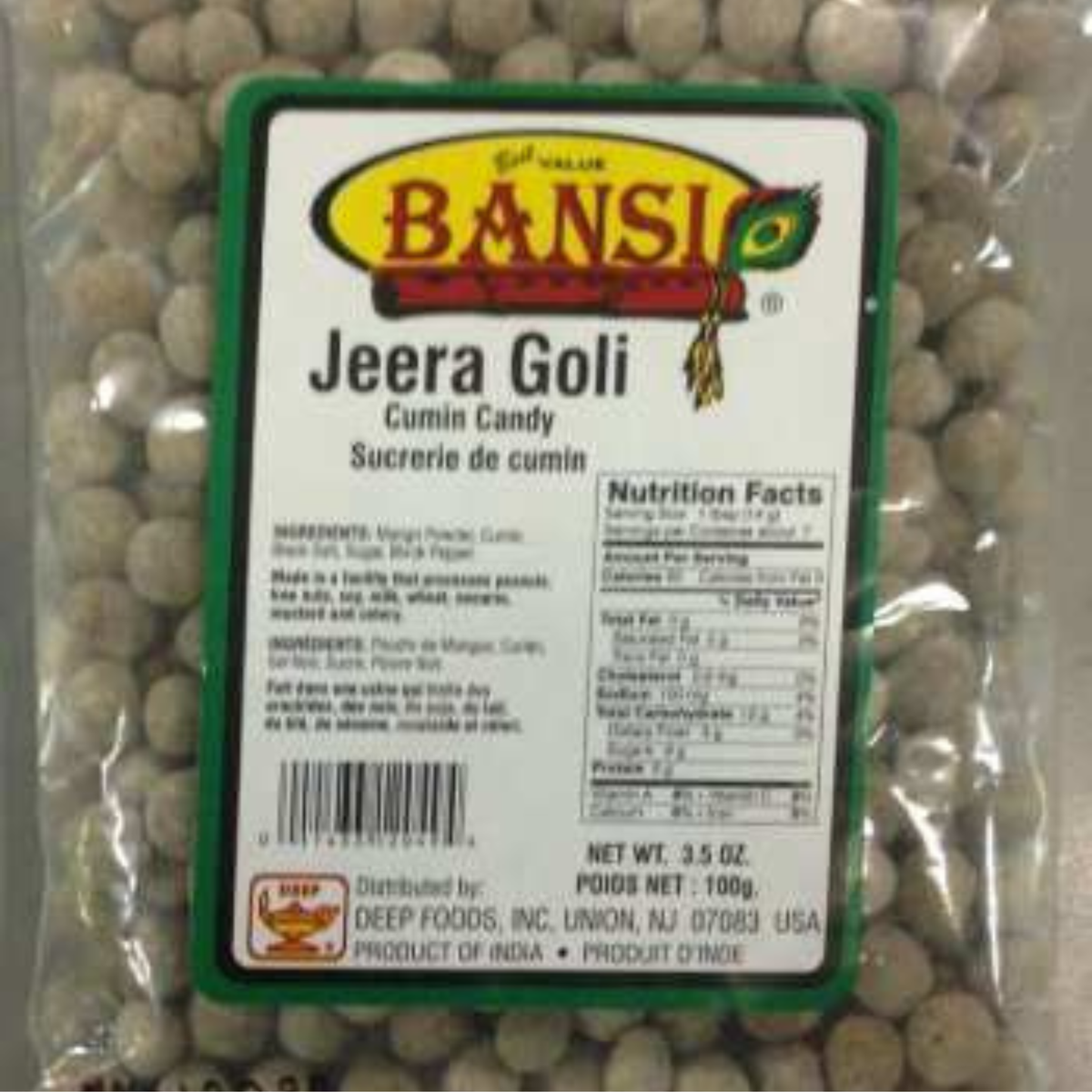 Bansi Jeera Goli 3.5 Oz.