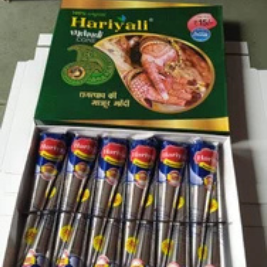 Hariyali Mehndi Cones