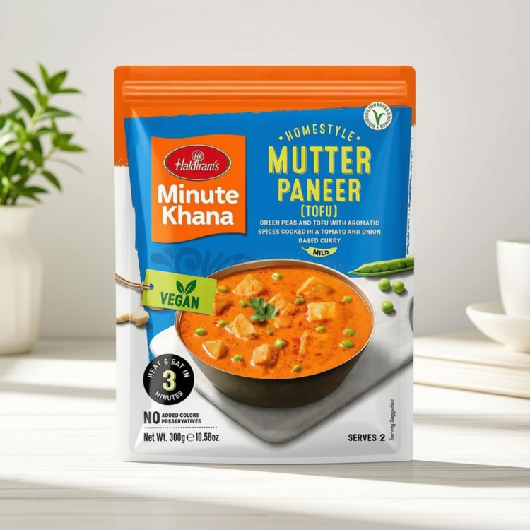 Haldiram's Frozen Mutter Paneer 283 Gm.