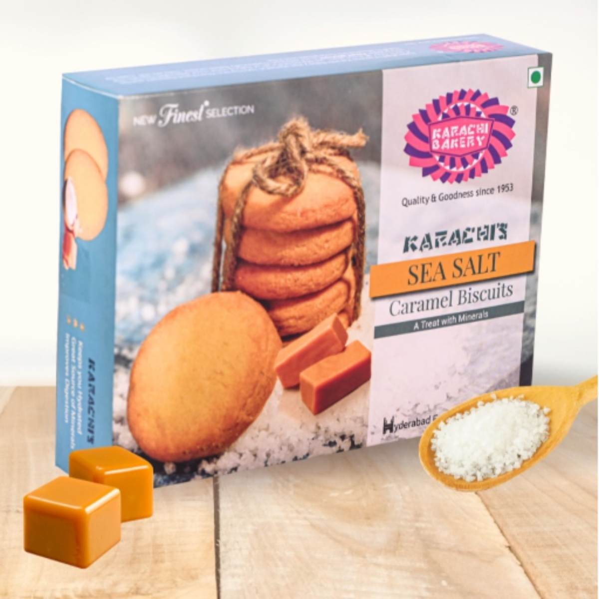 Karachi Bakery Sea Salt Caramel Biscuits 250 Gm.