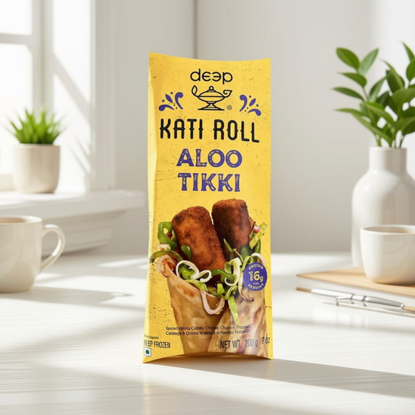 Deep Kathi Roll - Aloo Tikki
