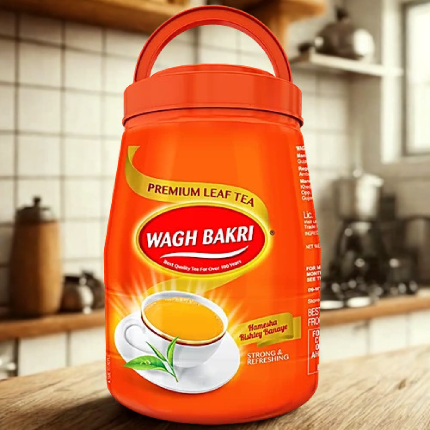 Wagh Bakri Premium Tea (Jar) 1 Kg.
