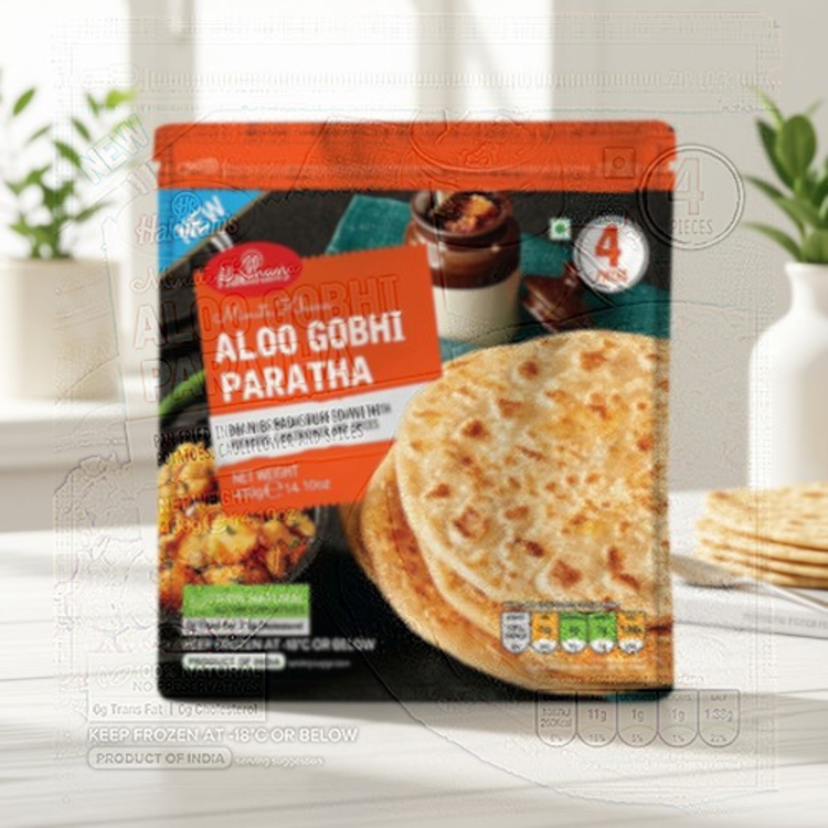 Haldiram Aloo Gobhi Paratha (Frozen) - 4 Pc.